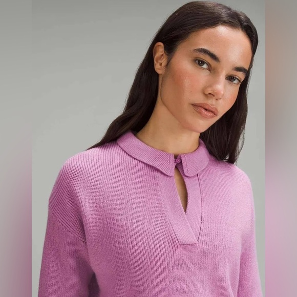 lululemon Collared Merino Wool-Blend Sweater - Picture 6 of 9